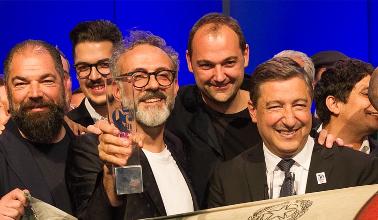 Gewinner Massimo Bottura mit Daniel Humm