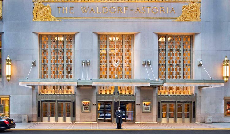&copy; Waldorf Astoria New York