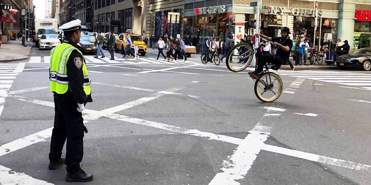 Fahrrad in New York